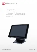 Colormetrics P1300 User Manual preview