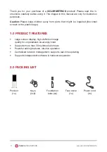 Preview for 3 page of Colormetrics S4300S User Manual