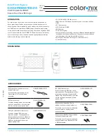 Preview for 1 page of Coloronix ColorFlood Square C-SS2-RGBW-10S-24 Manual