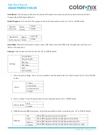 Preview for 7 page of Coloronix ColorFlood Square C-SS2-RGBW-10S-24 Manual
