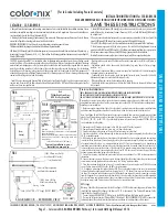 Предварительный просмотр 7 страницы Coloronix SG3-RGBW-3R Manual