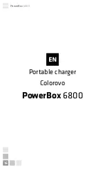Colorovo PowerBox 6800 User Manual preview