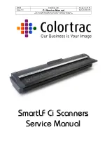 Colortrac SmartLF Ci 40 Service Manual предпросмотр