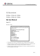 Preview for 2 page of Colortrac SmartLF Ci 40 Service Manual