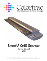 Предварительный просмотр 1 страницы Colortrac SmartLF Cx 40 Service Manual