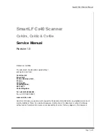 Предварительный просмотр 2 страницы Colortrac SmartLF Cx 40 Service Manual