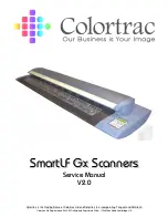 Предварительный просмотр 1 страницы Colortrac SmartLF Gx25c Service Manual