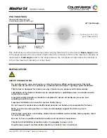 Preview for 5 page of ColorVerge MiniPar 54 Manual