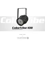 ColorVerse ColorVibe 108 Operation Manual preview