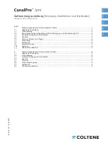 Preview for 1 page of Coltene CanalPro Jeni Processing Instructions