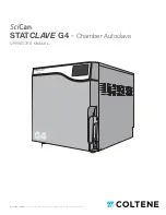 Coltene SciCan STATCLAVE G4 Operator'S Manual preview