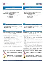 Предварительный просмотр 8 страницы Coltri Compressors LP-250 NITROX Use And Maintenance Manual