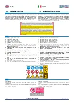 Предварительный просмотр 22 страницы Coltri Compressors LP-250 NITROX Use And Maintenance Manual