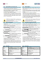 Предварительный просмотр 54 страницы Coltri Compressors LP-300 NITROX Use And Maintenance Manual