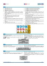 Предварительный просмотр 19 страницы Coltri Compressors MCH-11 EM STANDART Use And Maintenance Manual