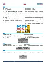 Предварительный просмотр 19 страницы Coltri Compressors MCH-13-16/ET STANDARD Use And Maintenance Manual