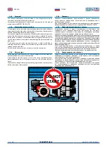 Предварительный просмотр 22 страницы Coltri Compressors MCH-13-16/ET STANDARD Use And Maintenance Manual