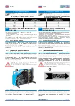 Предварительный просмотр 33 страницы Coltri Compressors MCH-13-16/ET STANDARD Use And Maintenance Manual