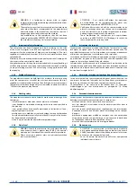 Preview for 16 page of Coltri Compressors MCH-13/ETS MINI SILENT EVO Use And Maintenance Manual