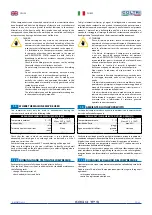 Предварительный просмотр 11 страницы Coltri Compressors PRIME LINE ERGO TPS MCH-13/ET Use And Maintenance Manual