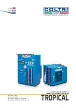 Coltri Compressors SUPER SILENT EVO TROPICAL MCH-13/ET Use And Maintenance Manual preview