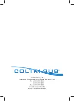 Preview for 44 page of Coltri Sub CRUISER OCTOPUS Use And Maintenance Manual