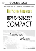 Предварительный просмотр 1 страницы Coltri Sub MCH 13/ET Instruction Manual