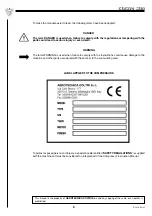 Предварительный просмотр 6 страницы Coltri Sub MCH 13/ET Instruction Manual