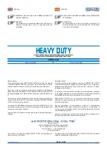 Preview for 3 page of COLTRI HEAVY DUTY MCH-22 SILENT Use And Maintenance Manual