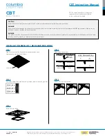 Preview for 1 page of Columbia Lighting CBT Instruction Manual