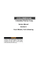 Предварительный просмотр 39 страницы Columbia ParCar Expediter EX21-24A Service Manual