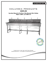 Предварительный просмотр 1 страницы Columbia Products SANI-LAV 510FFL Operating Manual