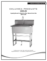 Preview for 1 page of Columbia Products Sani-Lav 532F1 Operating Manual