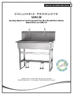 Предварительный просмотр 1 страницы Columbia Products Sani-Lav 54FSL Operating Manual