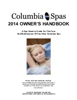 Columbia-Spas Aeware Owner'S Handbook Manual preview