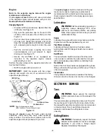 Preview for 20 page of Columbia 0616G Operator'S Manual