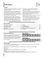 Preview for 2 page of Columbia 11A-A40X897 Operator'S Manual