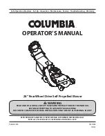 Columbia 12ABW32G897 Operator'S Manual preview
