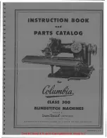 Предварительный просмотр 1 страницы Columbia 300 Series Instruction Book