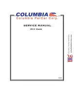 Columbia CR-10 Chariot Service Manual preview