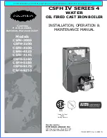 Preview for 1 page of Columbia CSFH IV 4 Series Installation, Operation & Maintenance Manual