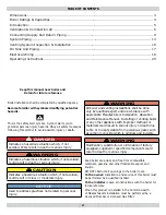 Preview for 2 page of Columbia CSFH IV 4 Series Installation, Operation & Maintenance Manual