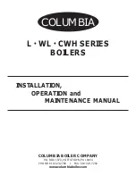 Columbia CWH series Installation, Operation And Maintenance Manual preview