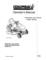 Columbia G616H Operator'S Manual preview