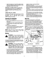 Preview for 15 page of Columbia G616H Operator'S Manual