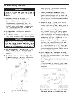 Preview for 6 page of Columbia HERITAGE series Installation, Operating And Service Instructions