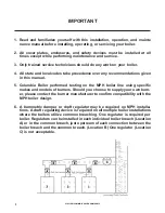 Preview for 4 page of Columbia MPH 100 Installation, Operation And Maintenance Manual