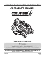 Columbia Series 77K Operator'S Manual preview