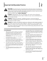 Preview for 3 page of Columbia Series VB20 Operator'S Manual