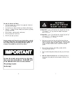 Preview for 3 page of Columbia THERAPEDIC 2000 Instructions For Use Manual